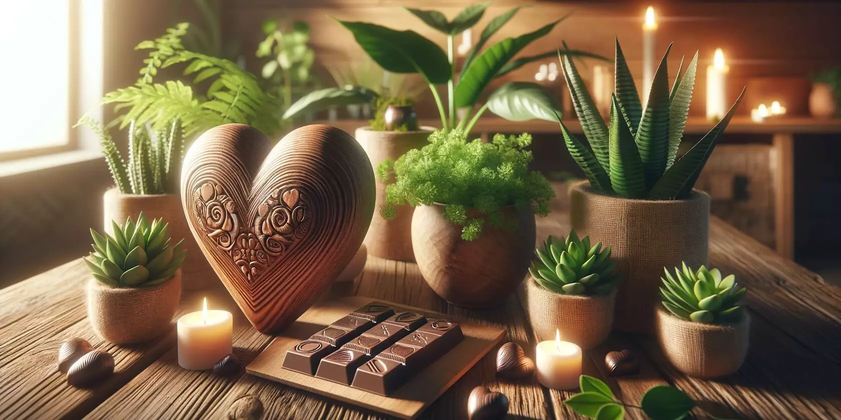 Nachhaltige Geschenke zum Valentinstag (Bildquelle: AI-generiert mit DALL-E)