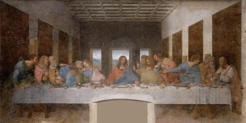 Feiertag Gründonnerstag - Letztes Abendmahl von Leonardo da Vinci